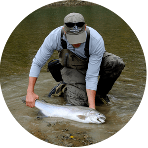 fishing the great lakes by foot