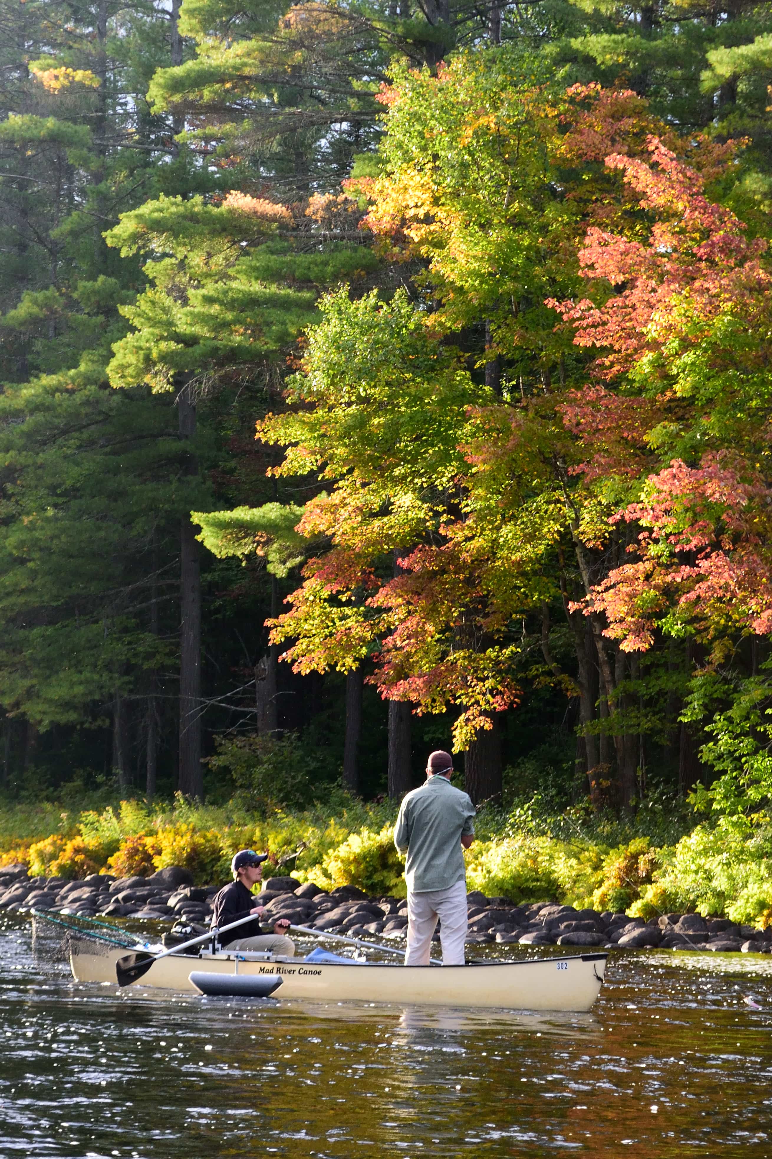A little fall foliage as a backdrop to some epic fishing
