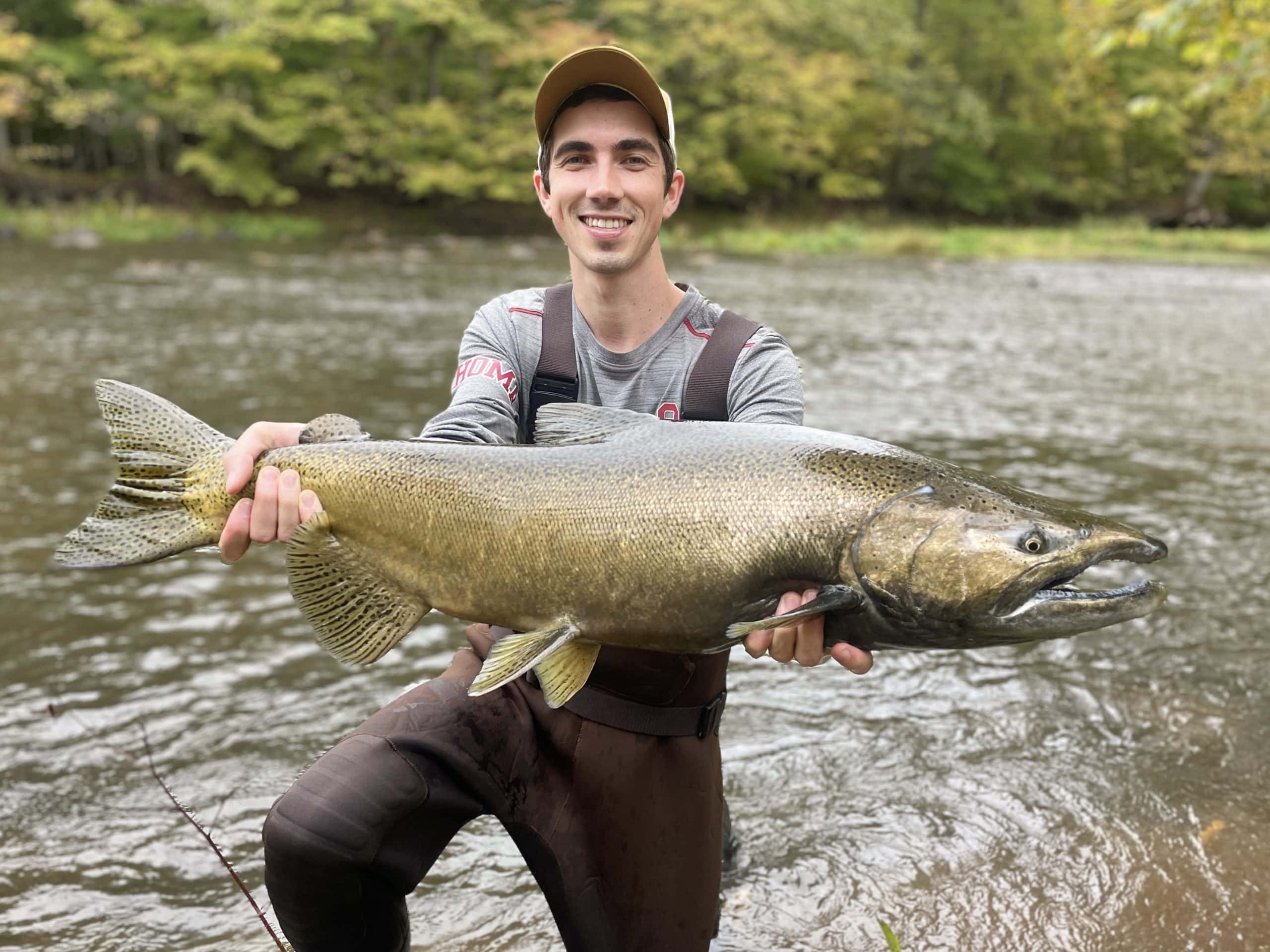 Flyfishing for Steelhead Trout Around Buffalo, NY