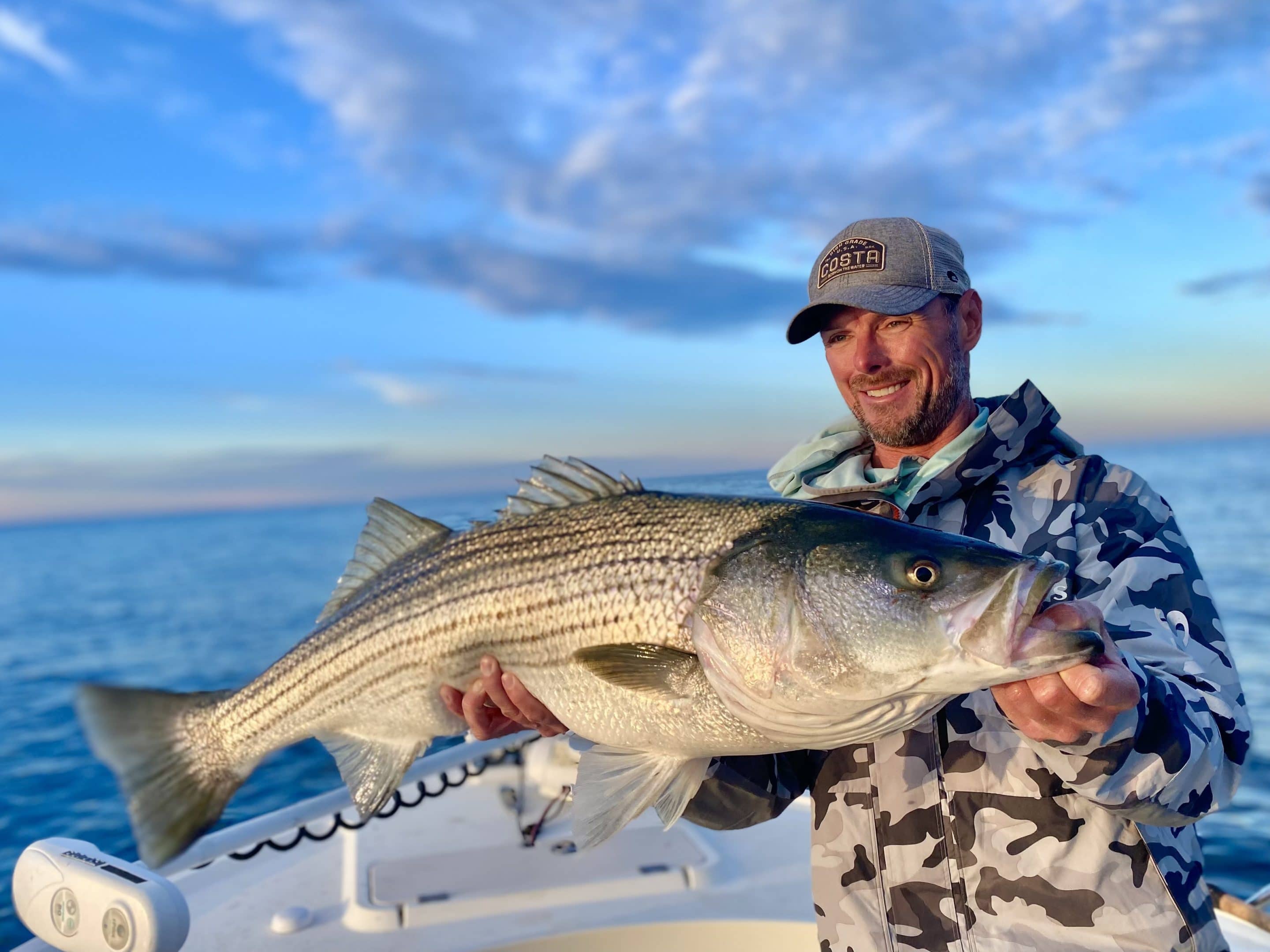 Striped Bass Fishing the Worm Hatch