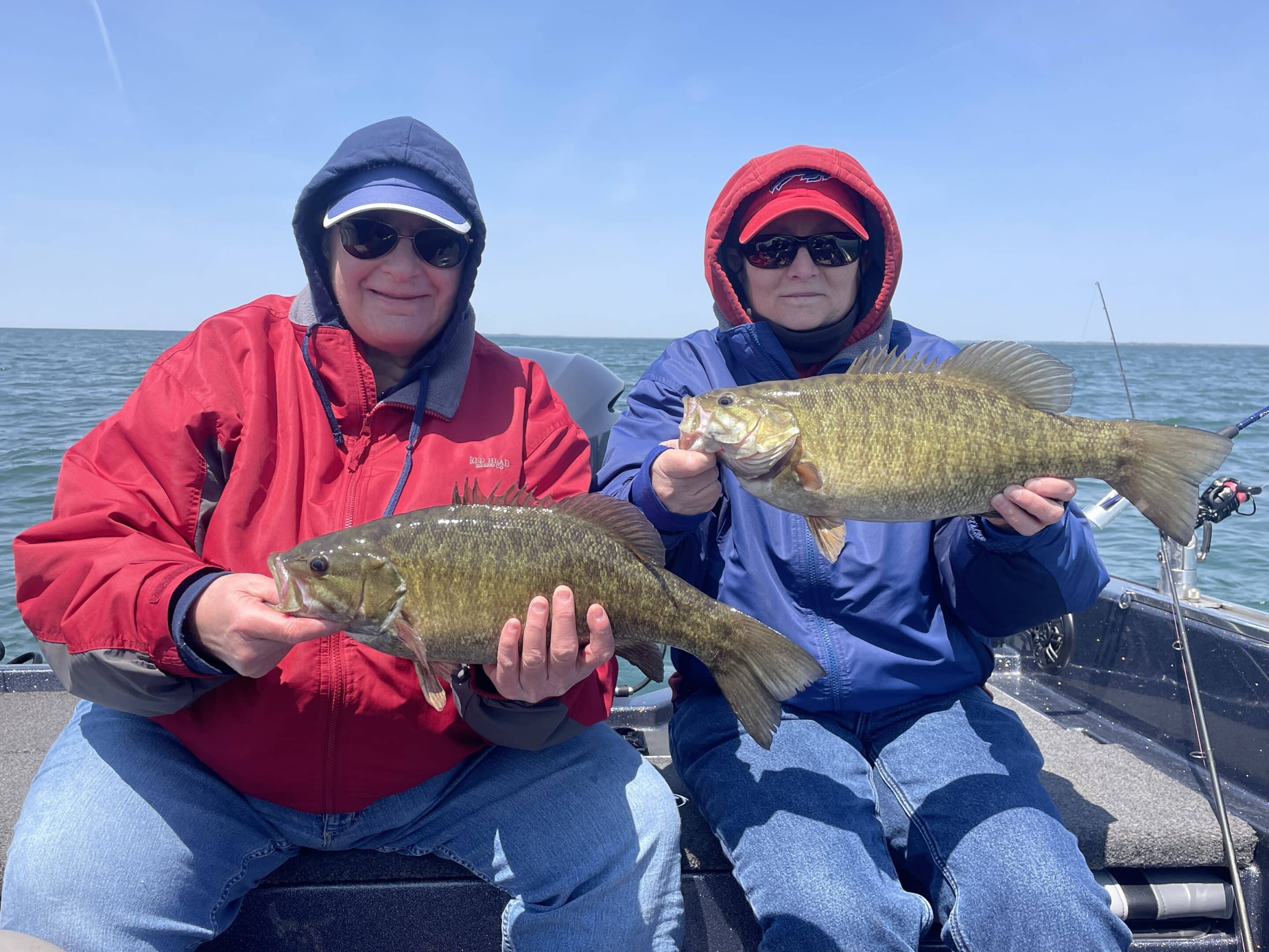 Spring Smallmouth in New York on Lake Erie. 
